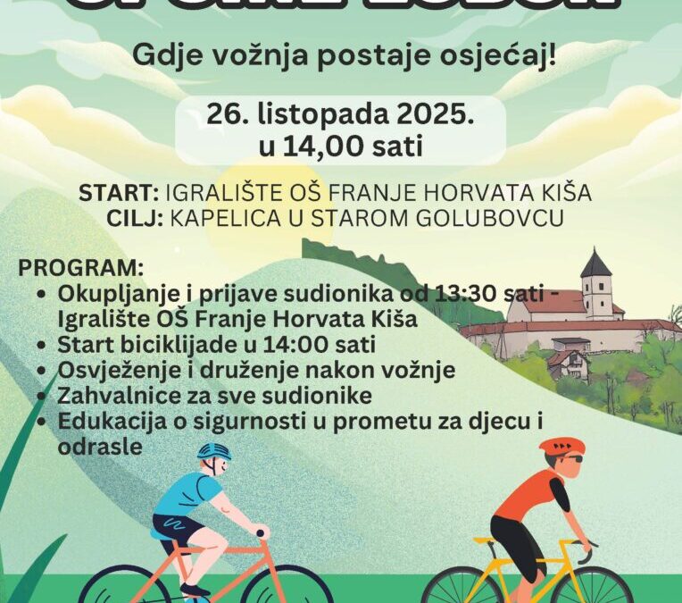 Poziv na 1. Biciklijadu Općine Lobor