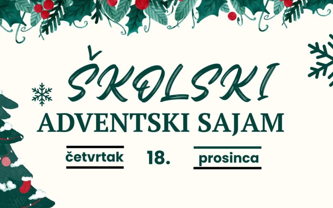 Adventski sajam Učeničke zadruge Loborsko zvono u matičnoj i područnoj školi