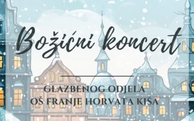 Božićni koncert Glazbenog odjela OŠ Franje Horvata Kiša