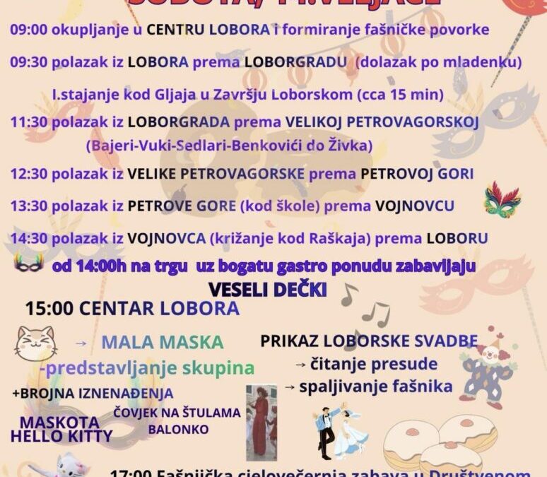 Loborski fašinjek 2026.