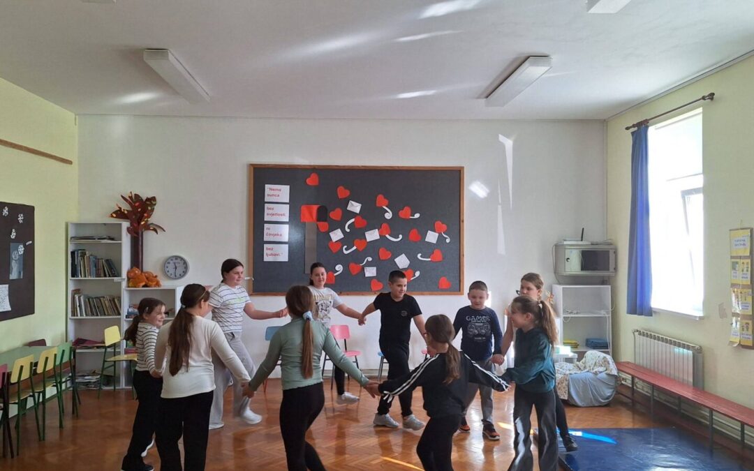 Obilježavanje Valentinova u Područnoj školi Petrova Gora