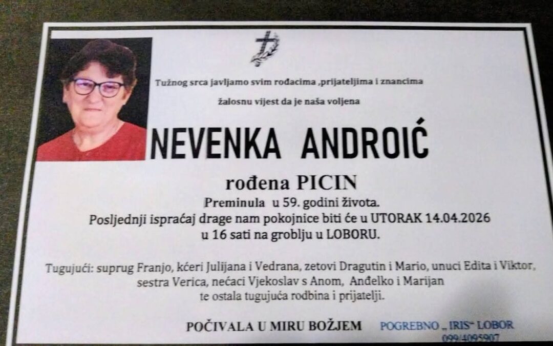 In memoriam Nevenka Androić