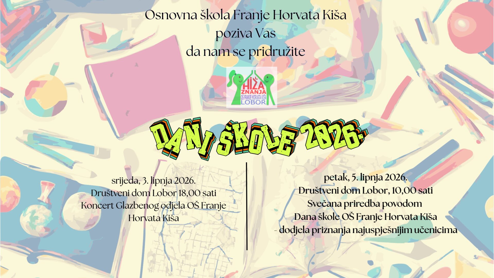 DANI OŠ FRANJE HORVATA KIŠA