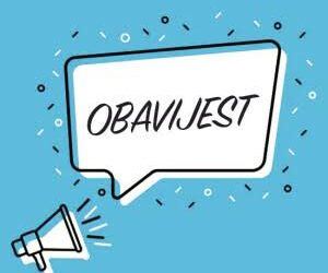 Obavijest o nenastavnom danu u ponedjeljak, 5.10.2026.